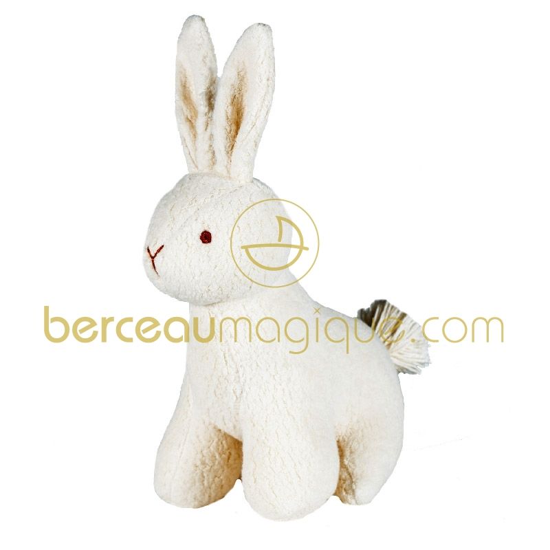 Lapin assis musical (17 cm) Trousselier