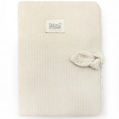 Protège carnet de santé Knot Corduroy - Babyshower