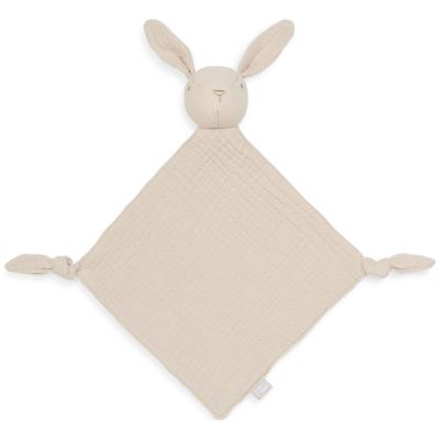 Doudou attache sucette Bunny Ears Nougat Jollein
