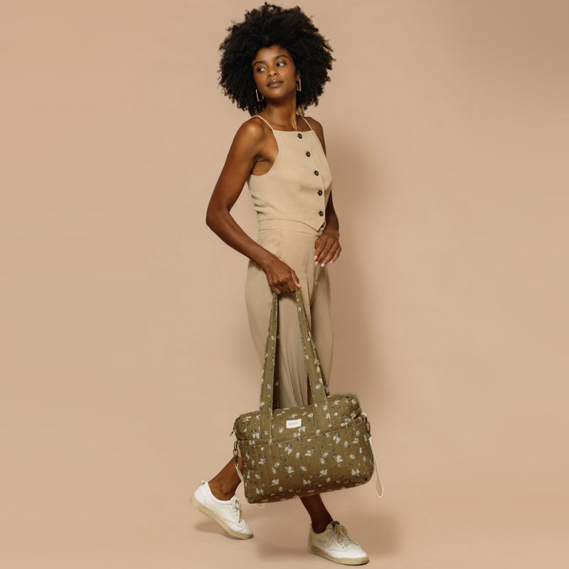 Sac à langer Brown Lilac Nobodinoz Ambiance 2