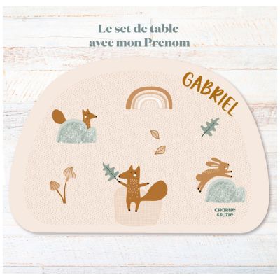 Set de table All Over Paysage personnalisable Charlie et Suzie