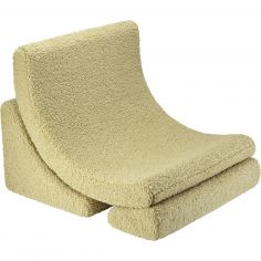 Fauteuil Moon Matcha molletonné - Wigiwama