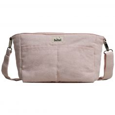 Mini organisateur de poussette Sorbet fraise en coton irisé - BEBEL