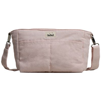 Mini organisateur de poussette Sorbet fraise en coton irisé BEBEL