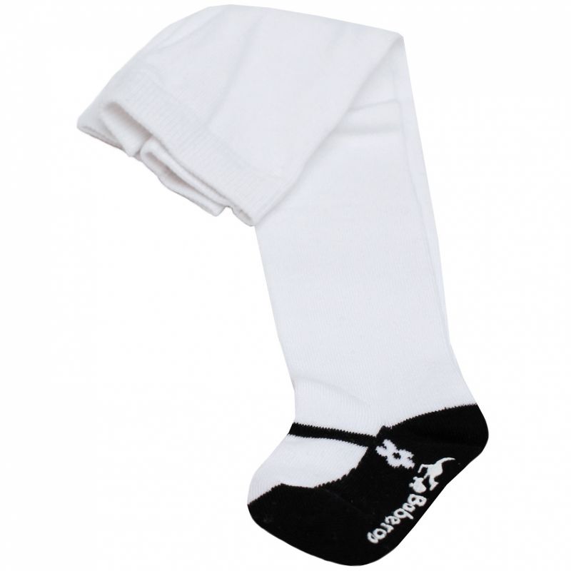 Collants : Babies blanc-noir (0-12mois) BB & Co
