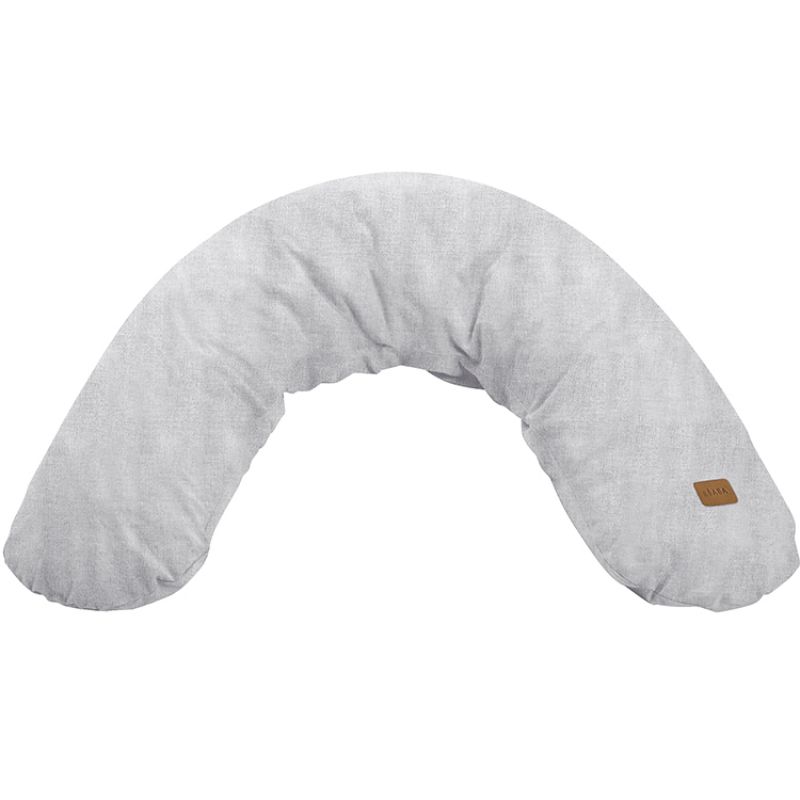 Coussin d'allaitement Big Flopsy chambray gris Béaba