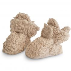 Chaussons Cozy Oatmeal (0-3 mois) - Mushie
