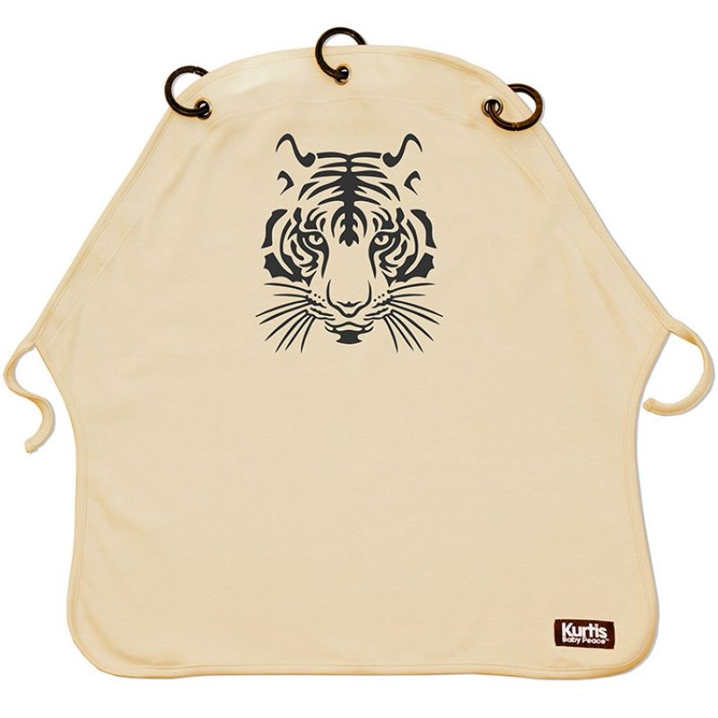 Protection pour poussette Baby Peace coton bio Tigre sable Kurtis