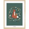 Affiche encadrée renard Forest Happiness (30 x 40 cm)  par Lilipinso