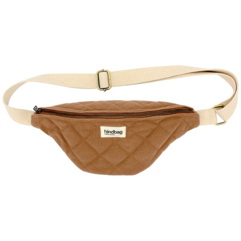 Sac banane Olivia matelassé Cannelle Hindbag Produit 1