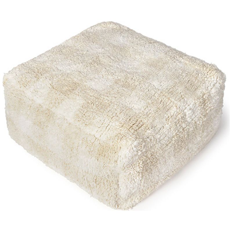 Pouf enfant Vichy Ivoire (40 x 40 cm) Lorena Canals Produit 1