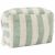 Variation Ivoire, Vert de gris du produit Trousse de toilette en bambou rayée ivoire et vert de gris de la marque BB & Co