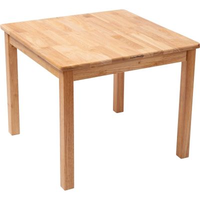 Ma table en bois naturel (60 x 60 cm) Pioupiou et Merveilles