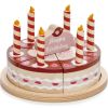 Gâteau d'anniversaire en bois (14 pièces) - Tender Leaf