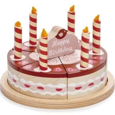Décoration de gâteau en bois pour premier anniversaire, numéro de