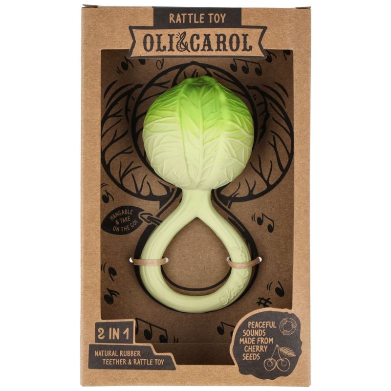 Hochet et anneau de dentition bébé Chou Oli & Carol Packaging 6