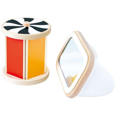 Tambour rotatif avec miroir Montessori