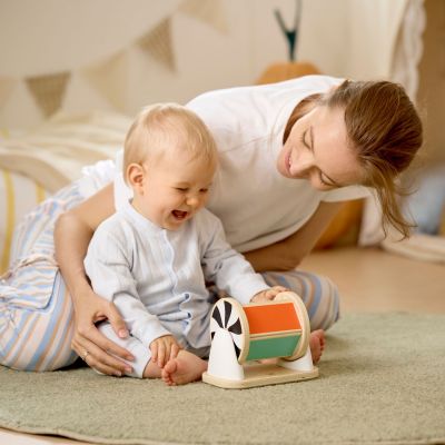 Tambour rotatif avec miroir Montessori