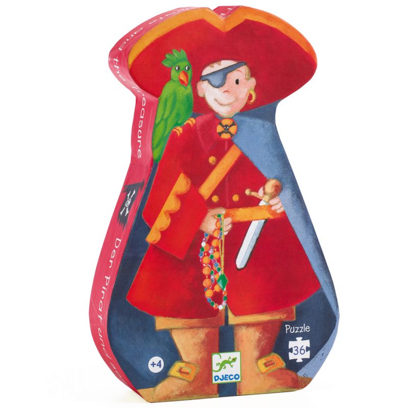 Puzzle Le pirate et son trésor (36 pièces) Djeco
