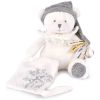 Peluche attache-sucette Ours Pantin Argent (20 cm) Doudou et Compagnie Produit 1