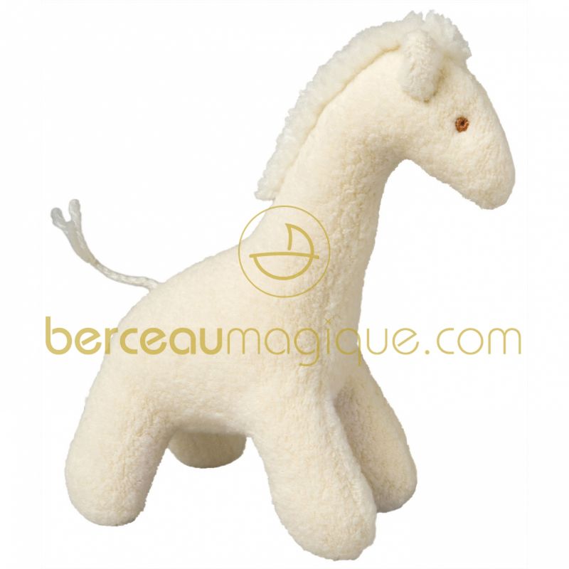 Peluche hochet Girafe polaire (19 cm) Trousselier