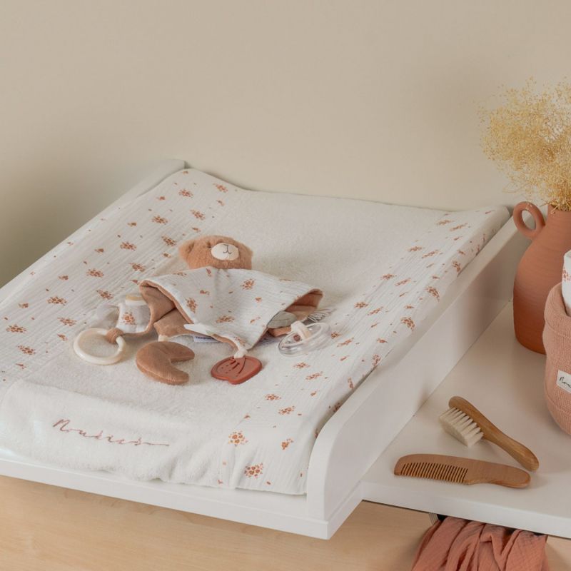 Housse de matelas à langer Bio Fleurs d'Antan Noukie's Produit 4