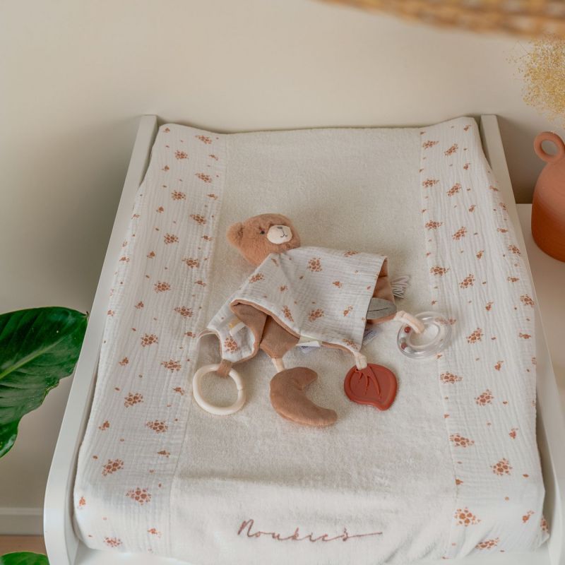 Housse de matelas à langer Bio Fleurs d'Antan Noukie's Ambiance 5