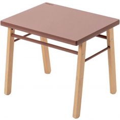 Table d'enfant en bois Gabriel hybride vieux rose (50 x 40 cm) - Combelle