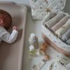Lot de 2 paniers de rangement matelassé Blueberries Cam Cam Copenhagen Ambiance 2