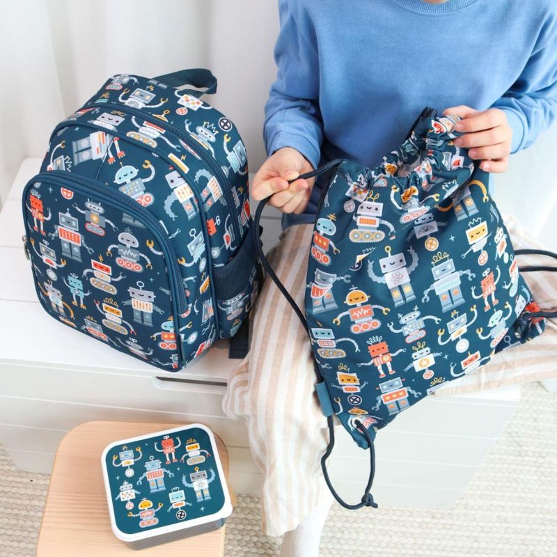 Sac à dos isotherme Robots A Little Lovely Company Ambiance 8