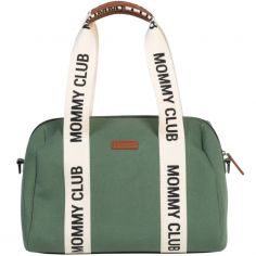 Sac à langer Mommy Club signature vert - Childhome