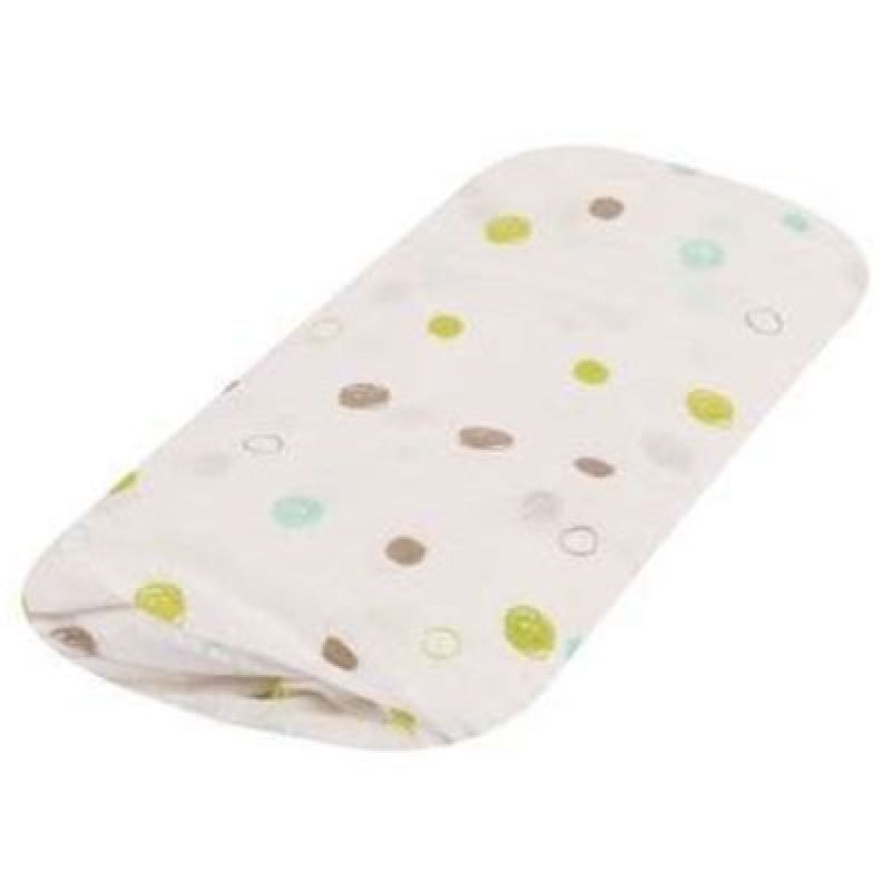 Drap housse blanc imprimé Pandi Panda pois ( 70 x 140 cm) Domiva