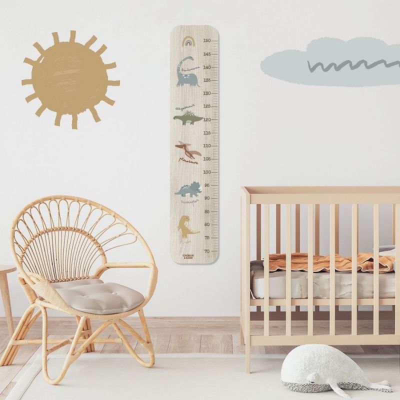 Toise en bois Collection 5 Dinos Charlie et Suzie Ambiance 4