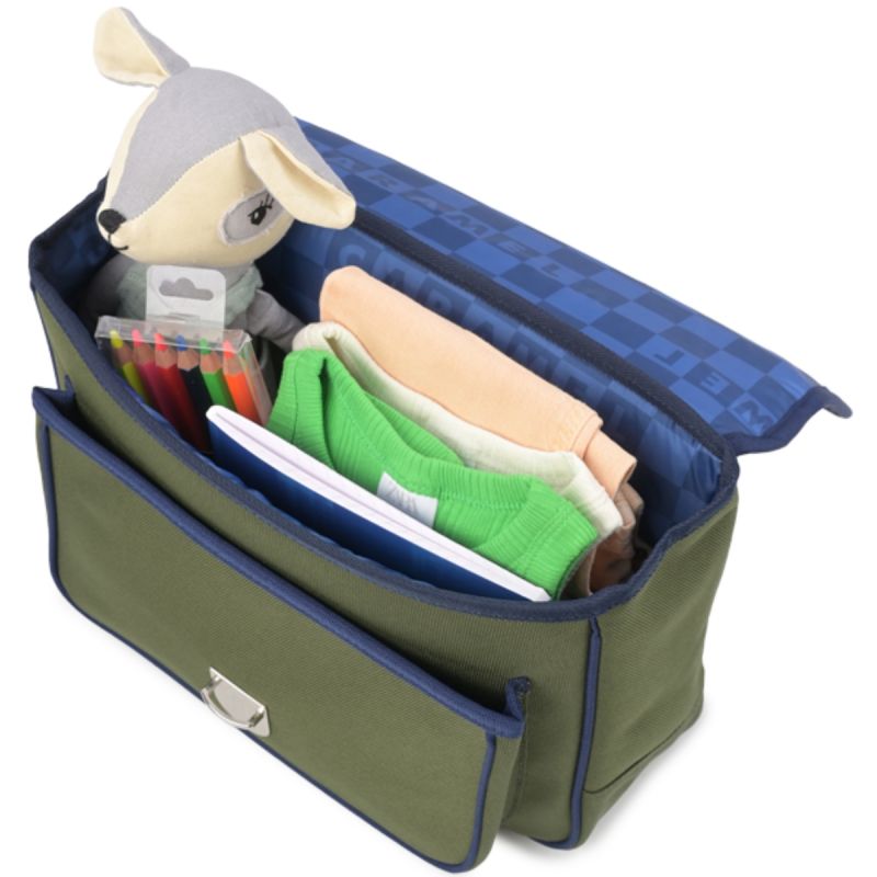 Cartable A4 maternelle Jurassic (32 cm) Caramel & Cie Produit ouvert 4