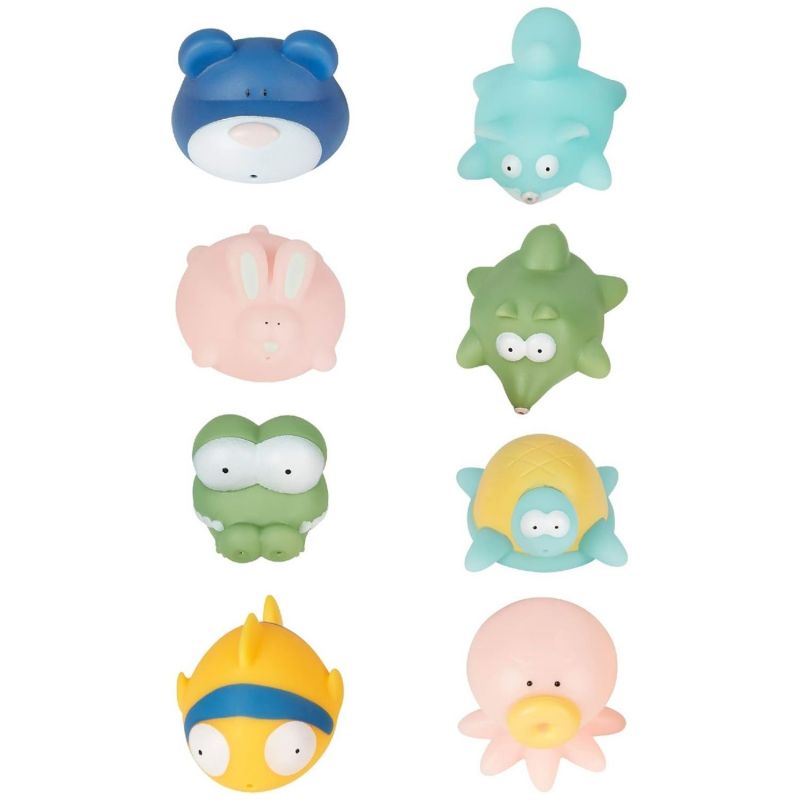 Jouets de bain Rigolo Spash (8 pièces) Badabulle Produit 1