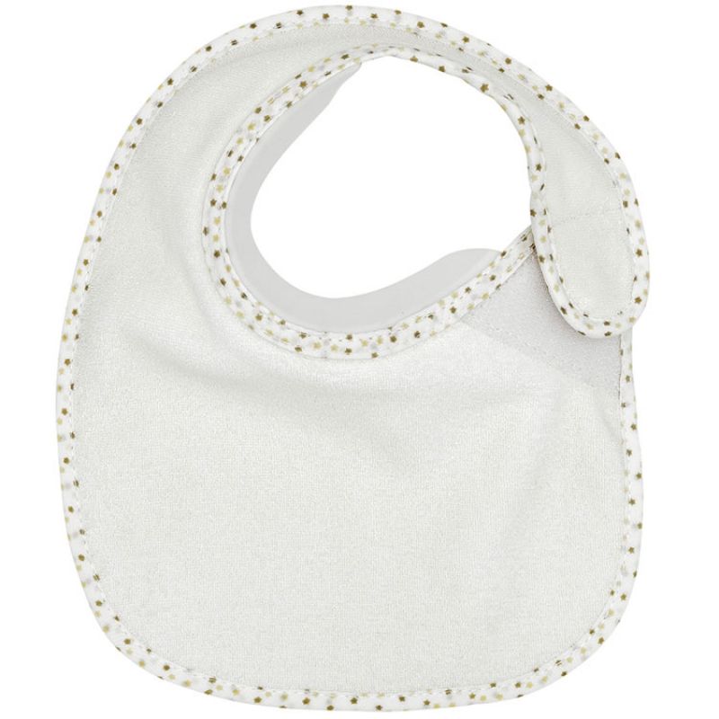 Bavoir à velcro Bib'up écru Trois Kilos Sept