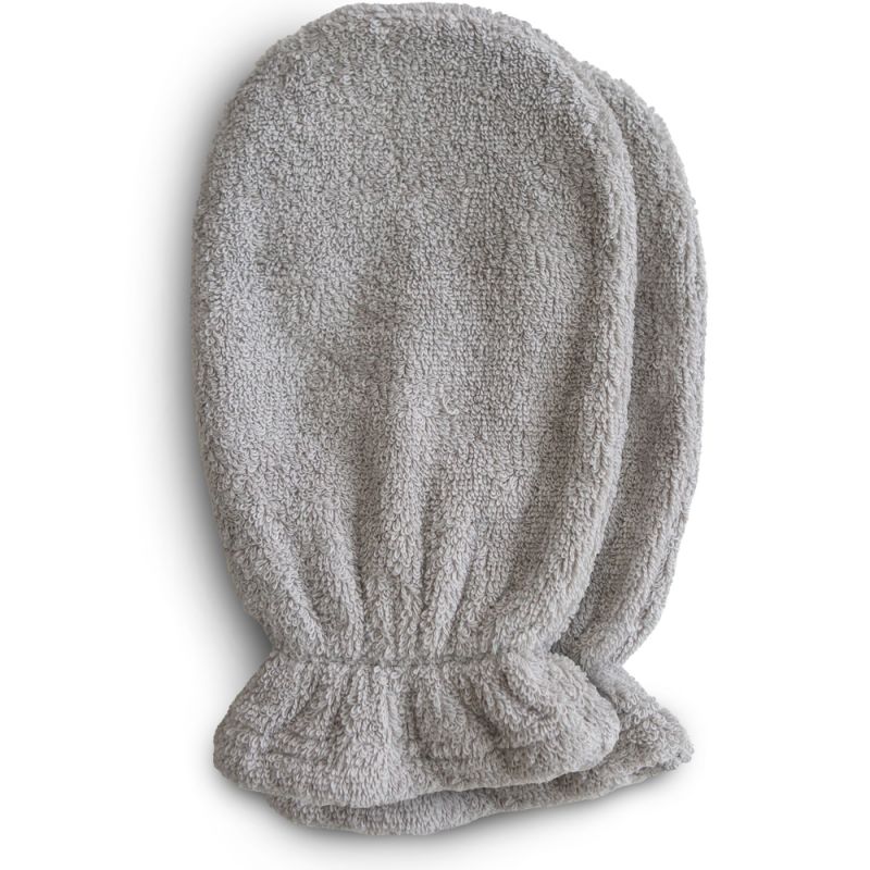 Lot de 2 gants de toilette en coton bio Gray Mushie