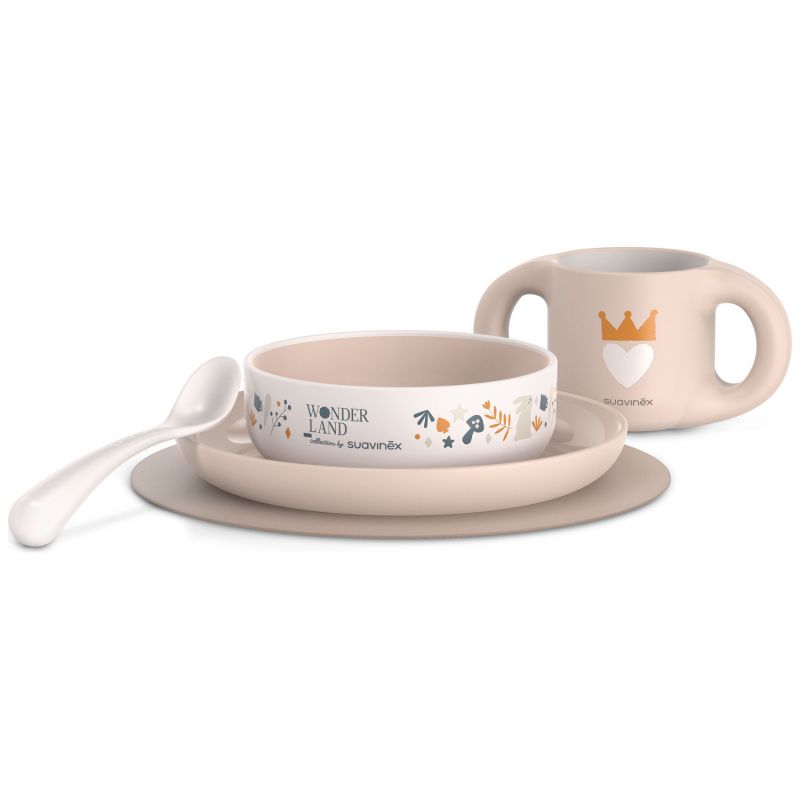 Coffret repas Wonderland rose Suavinex Produit 1