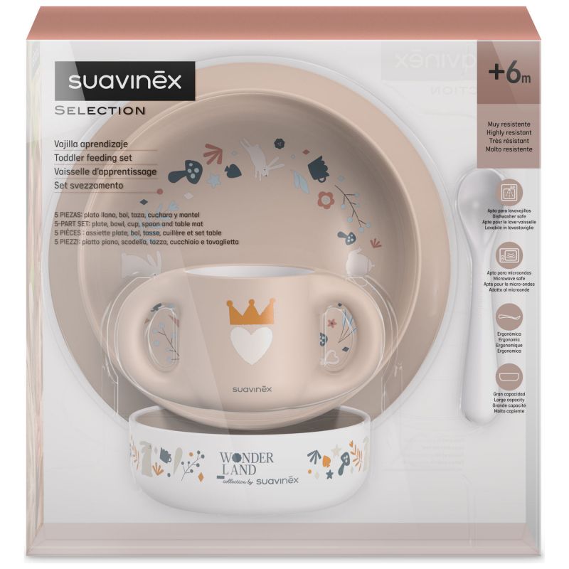 Coffret repas Wonderland rose Suavinex Packaging 9