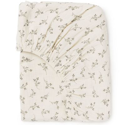 Drap housse Olive Bloom (60 x 120 cm)  par Babyshower