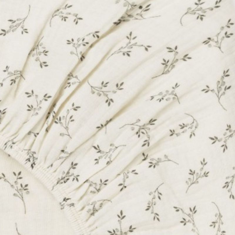 Drap housse Olive Bloom (60 x 120 cm) Babyshower Produit 2