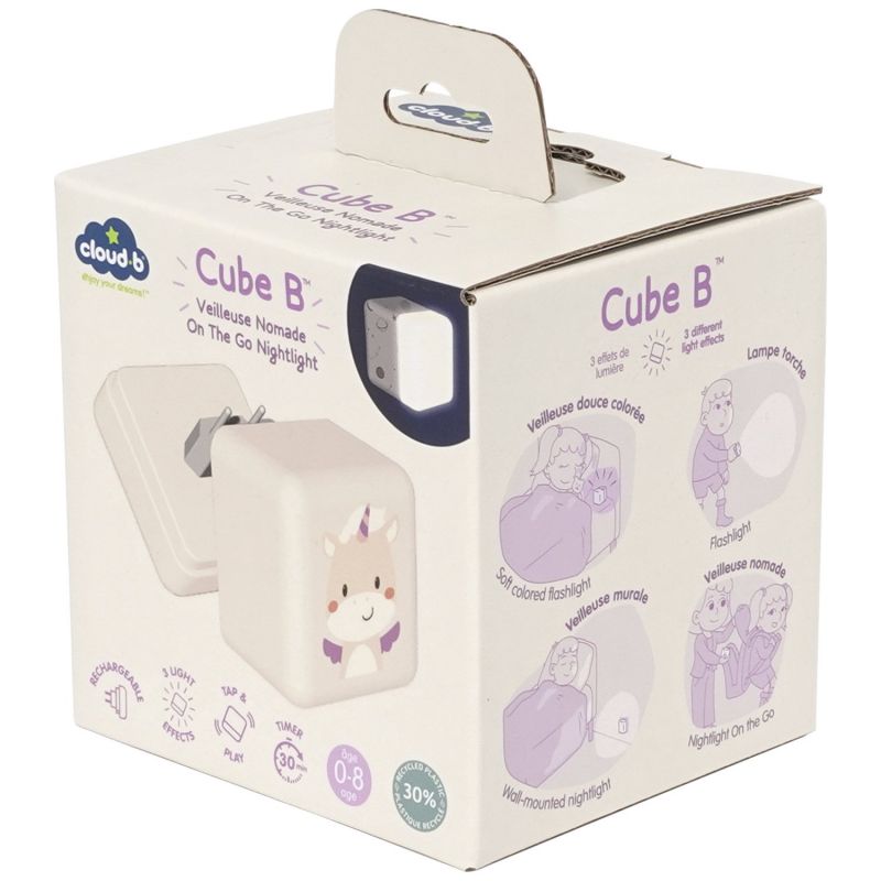 Veilleuse nomade Cube B Lily la Licorne Cloud B Packaging 9