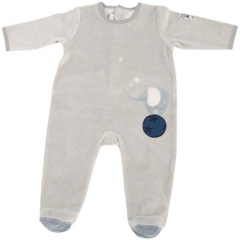 Pyjama beige Aimé et Céleste (3 mois : 60 cm) Moulin Roty