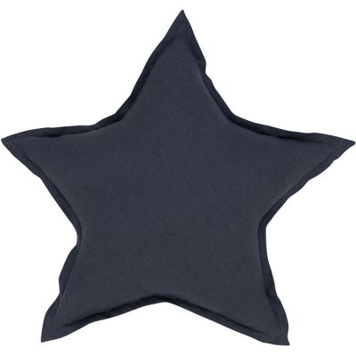 Coussin étoile gris graphite (45 cm)  par Cotton&Sweets