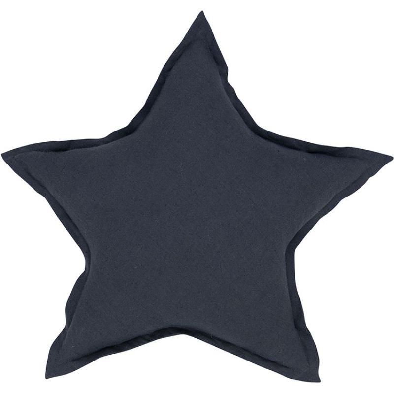 Coussin étoile gris graphite (45 cm) Cotton&Sweets