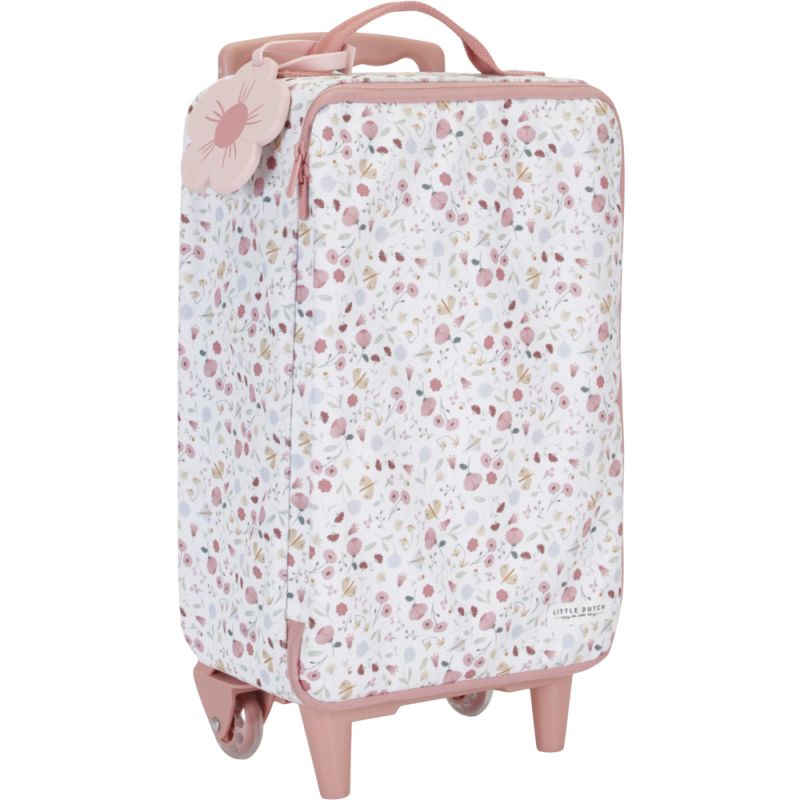 Valise à roulettes Flowers & Butterflies Little Dutch