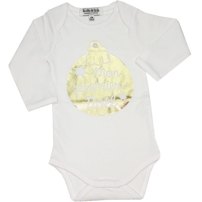 Body manches longues Mon Premier Noël (3 mois) BB & Co
