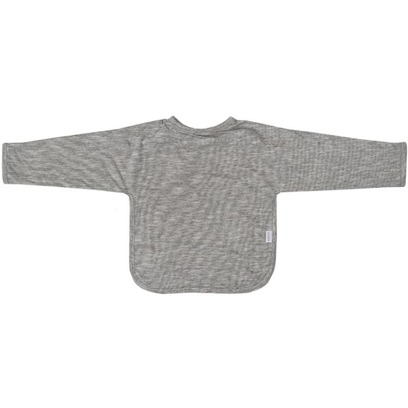 Bavoir à pression manches longues Slim stripes Les Rêves d'Anaïs
