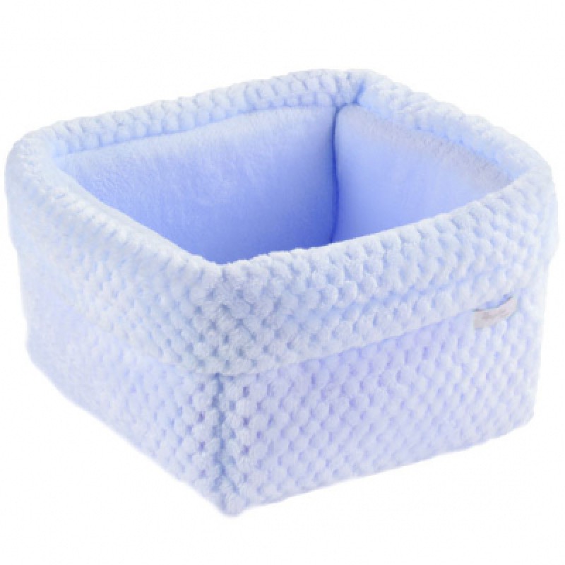 Panier de toilette Beryl bleu Maison Nougatine