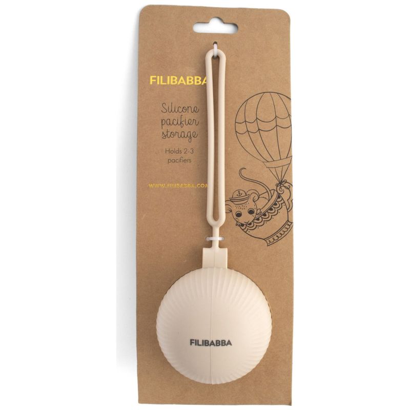 Range sucette en silicone Ivoire Filibabba Packaging 4